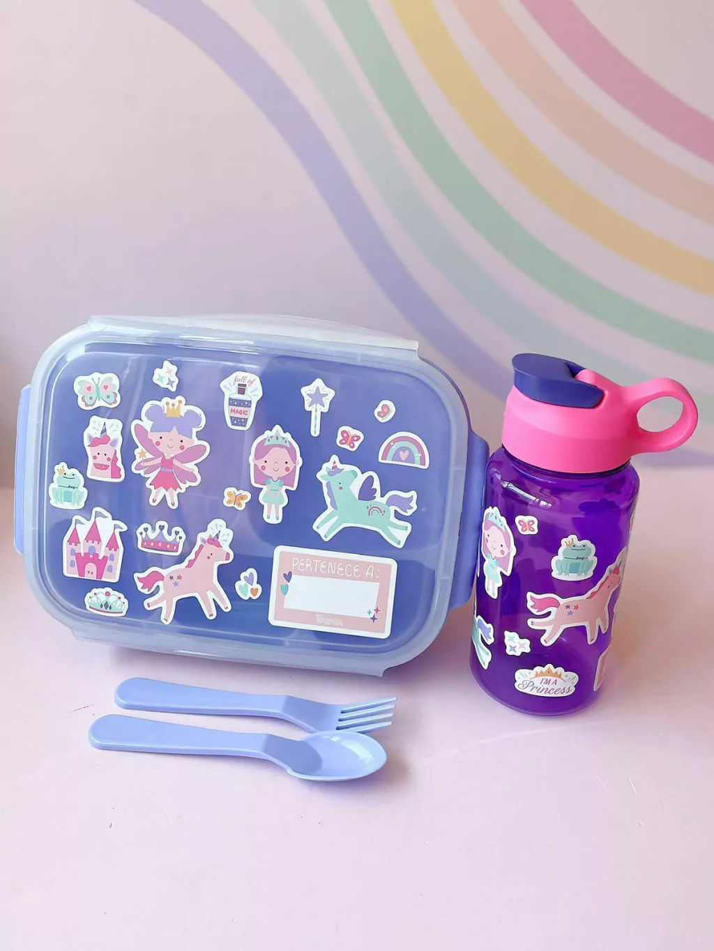 KIT Botellita + Lunchera KIDS Cachita - Magical