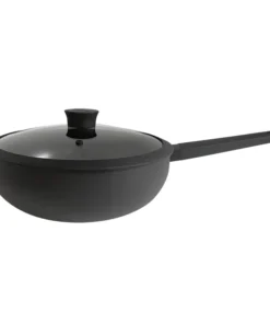 Alternative view of Wok negro 32cm con tapa - Hudson