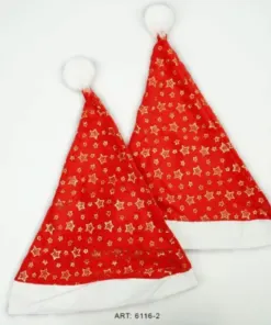 Gorro Navideño con Detalles Dorados y Plateados - Imagen 3