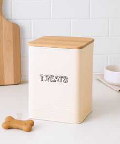 Lata de bocaditos para perros - Industrial Madera