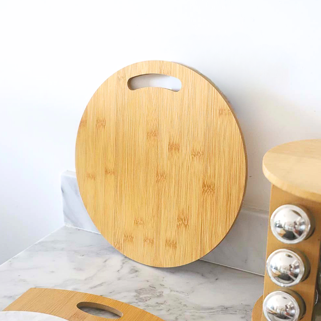 Tabla de Bambu Circular 30cm