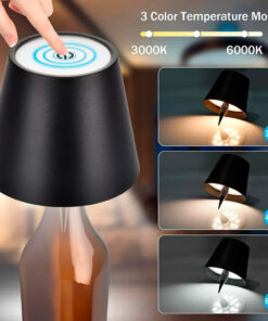 Alternative view of Lampara Touch Adorno Botella