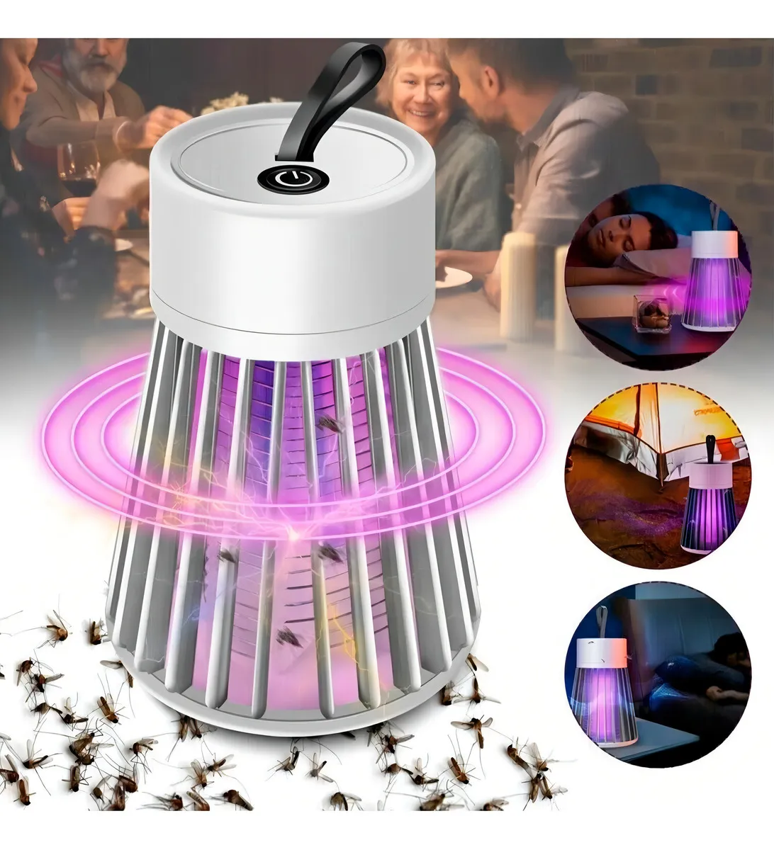 Lampara mata mosquito UV