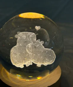 Alternative view of Esfera de Cristal luz - Kawai