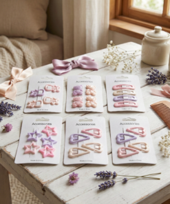 Hebillas TIC TAC x4pcs - Pastel