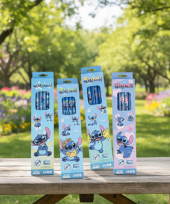 Lapiz negro Stitch x12