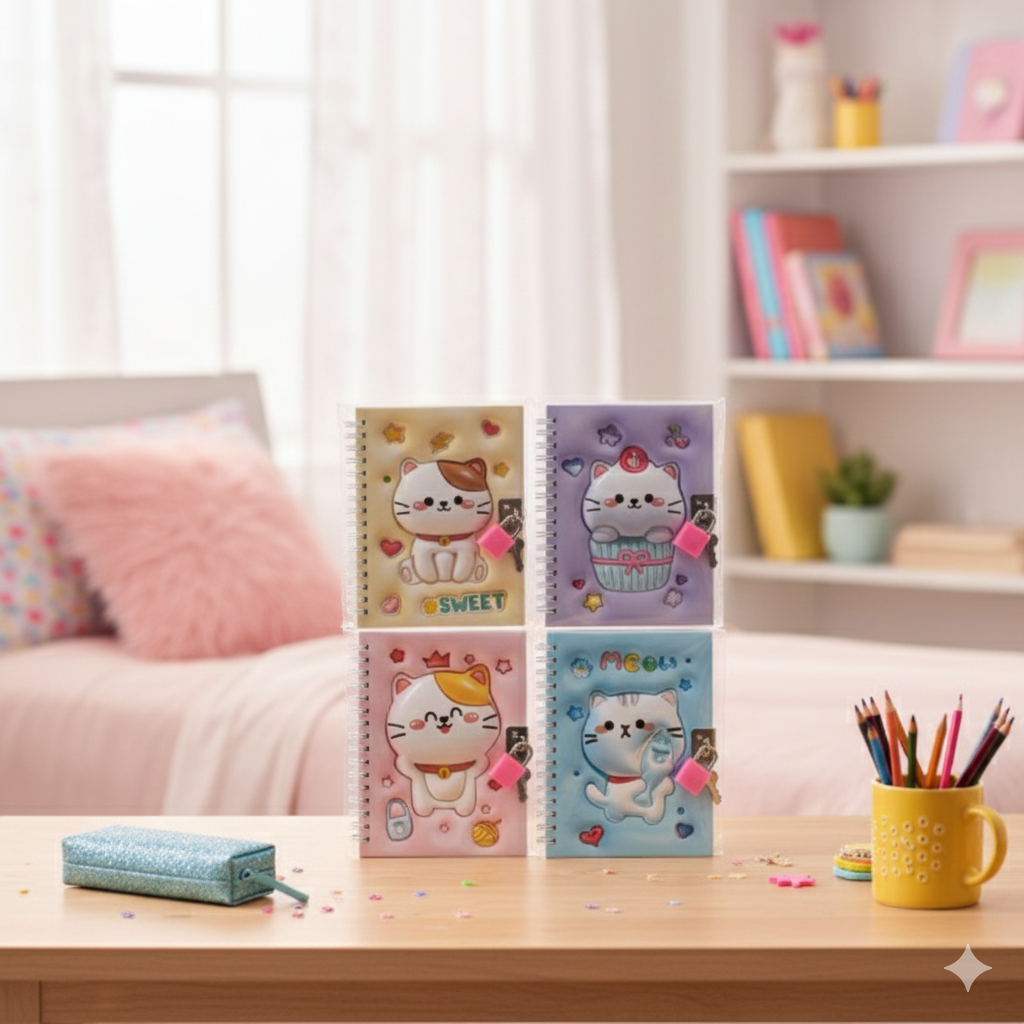 Diario Intimo 3D - Gatitos - Imagen 2