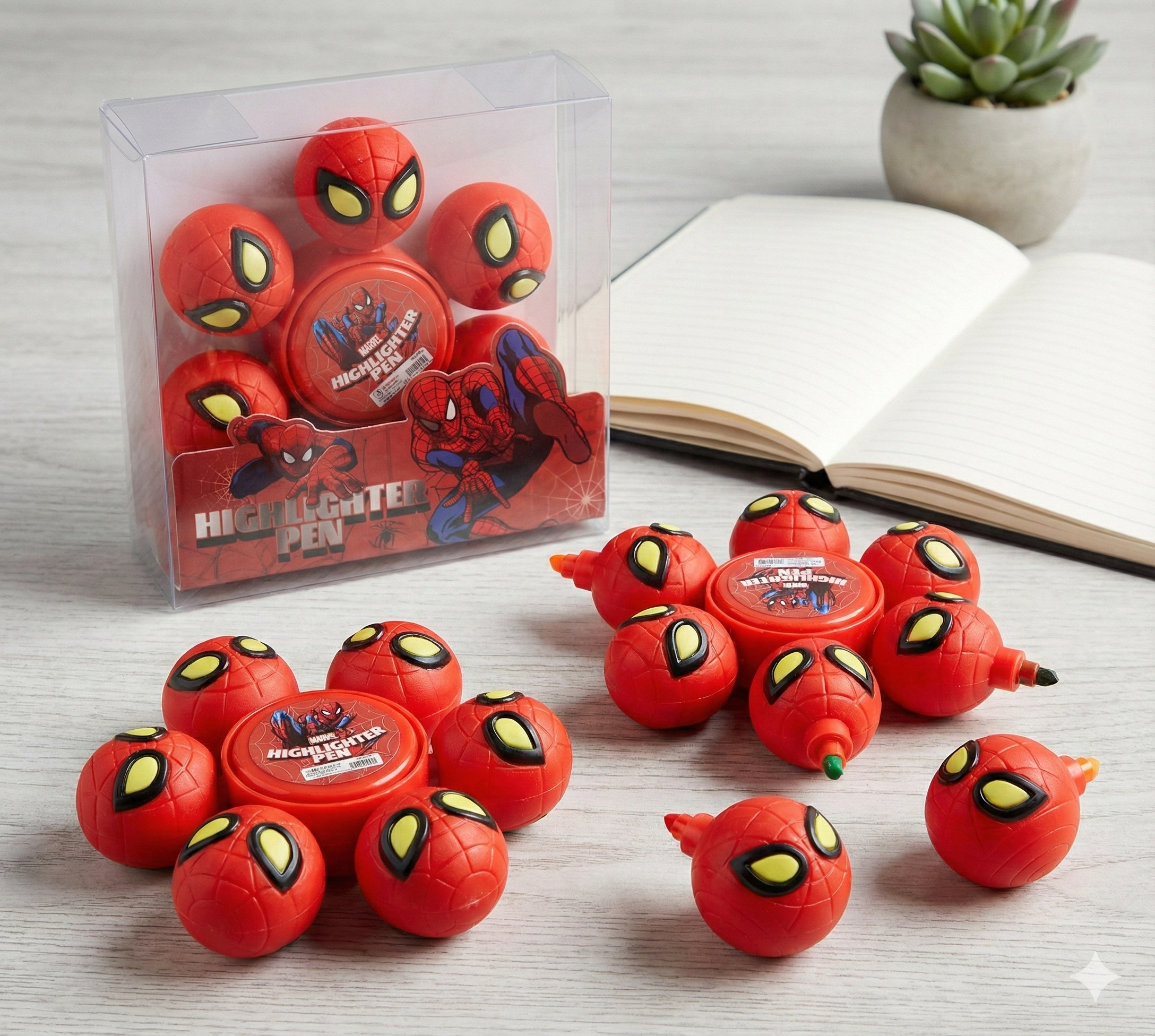 Resaltador Spinner - Spiderman