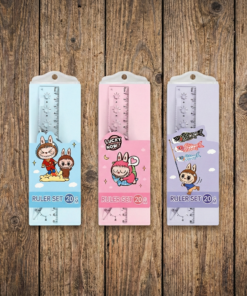 Set regla 4 piezas - Labubu