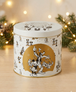 Lata Navideña dorada - Mickey