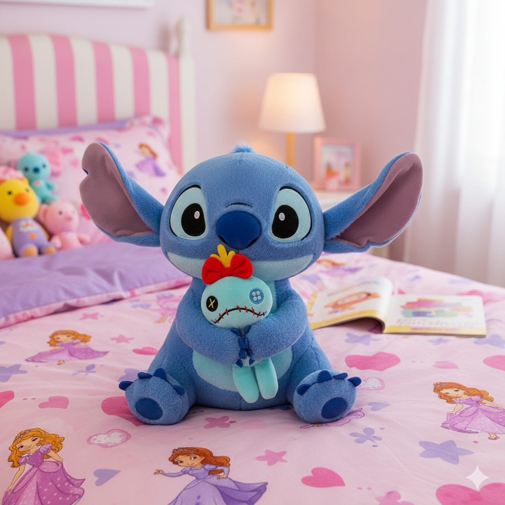 Peluche Stitch con Scrump 22cm