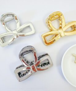 Broche Metalizado - Moño