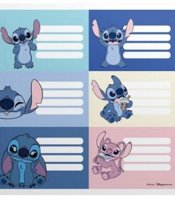 Etiqueta Escolares Stitch - Mooving
