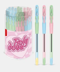 Lapicera Azul/Negra x5 pcs