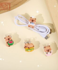 Alternative view of Set de 4 clips multiuso Capybara