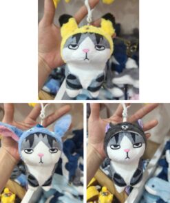 Alternative view of Llavero Peluche - Gato enojado Disfraz
