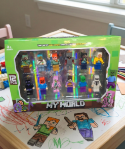 Muñecos Minecraft x12