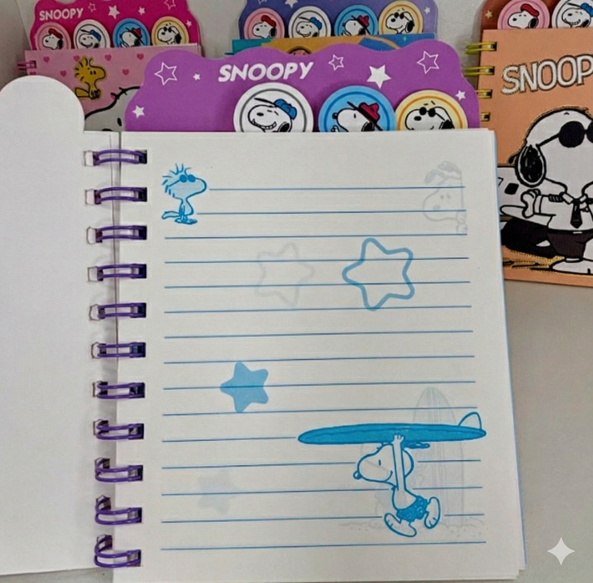 Cuaderno Snoopy con 4 Separador - Imagen 4