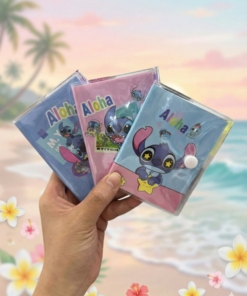 Mini Cuaderno con Lapicera - Stitch