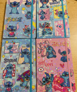 Cuaderno A5 T.D con Elástico - Stitch