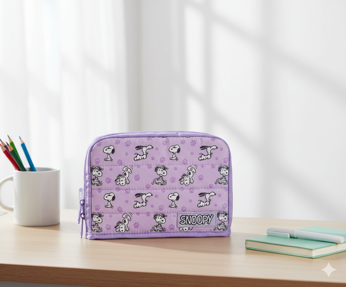 Cartuchera Slim Snoopy - Mooving