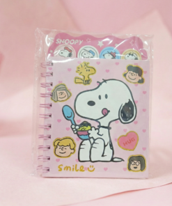 Cuaderno Snoopy con 4 Separador