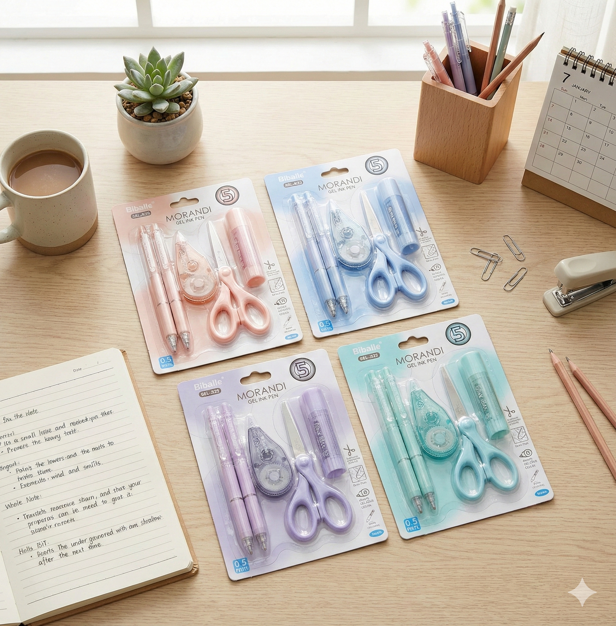 Set Escolar x5 - Colores