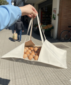Bolsa Porta Maple de Huevos con Manijaf