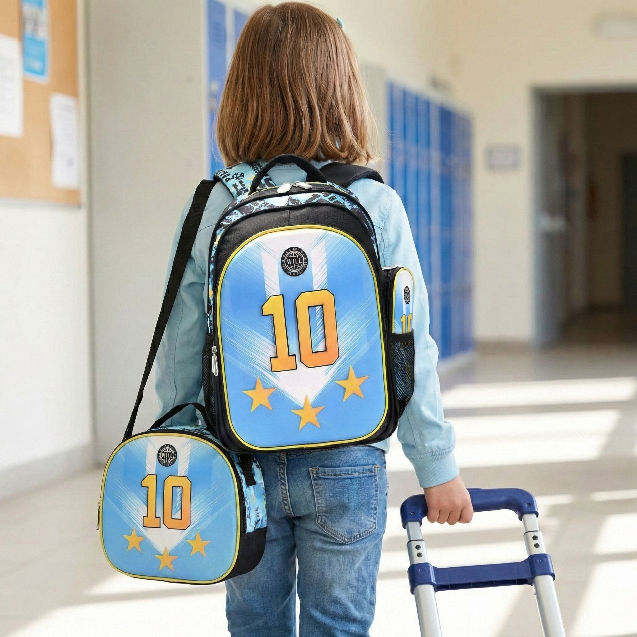 Set Mochila x4 con Carro 16’’ - FUTBOL - Imagen 10