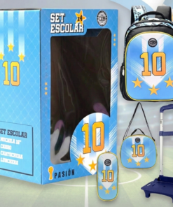 Set Mochila x4 con Carro 16’’ - FUTBOL