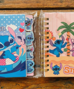 Mini Libreta con 4 separadores - Stitch