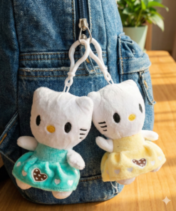 Llavero Peluche -Hello Kitty vestido