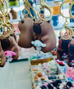 Llavero Mini- Capibara con Sanrio