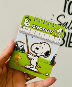 Mini Libreta con Regla - Snoppy