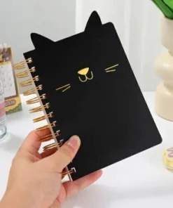 Cuaderno anillado oreja de gato