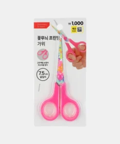 Tijeras con diseño - Flor