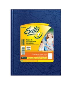 Cuaderno tapa dura 48 hojas rayadas AZUL - EXITO