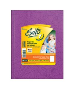 Cuaderno tapa dura 48 hojas rayadas LILA - EXITO
