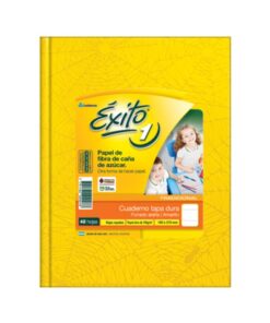 Cuaderno tapa dura 48 hojas rayadas AMARILLO - EXITO