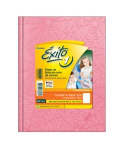 Cuaderno tapa dura 48 hojas rayadas ROSA - EXITO
