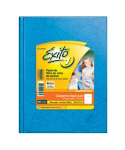 Cuaderno tapa dura 48 hojas rayadas CELESTE - EXITO