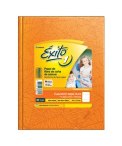Cuaderno tapa dura 48 hojas rayadas NARANJA - EXITO