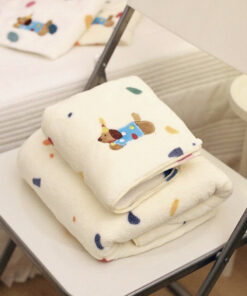 Alternative view of Toalla de Mano - Happy Puppy