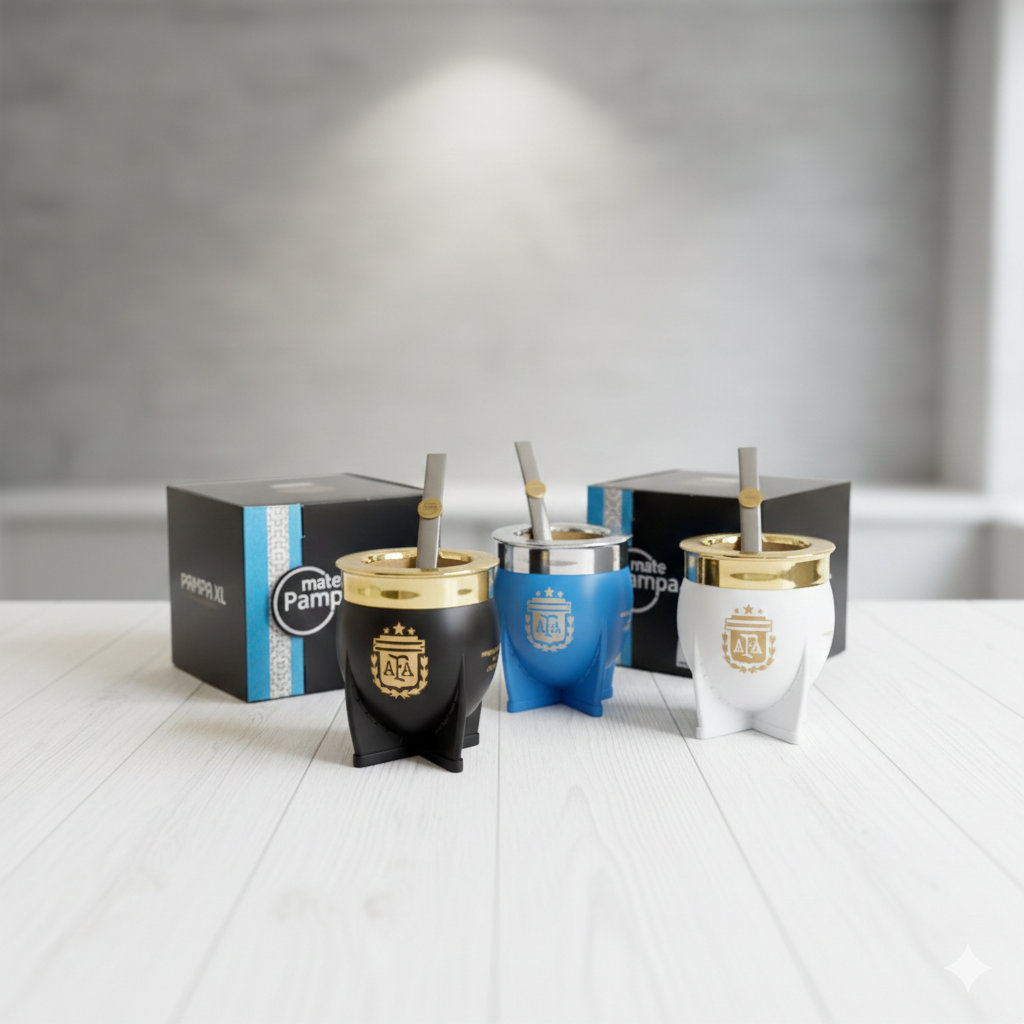 Mate Pampa AFA XL - Mundial 3 Estrellas