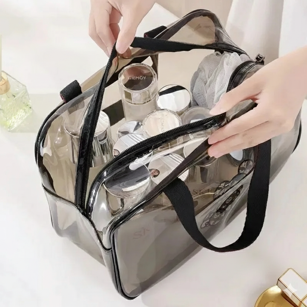 Porta Cosmético Transparente - Oso - Imagen 2