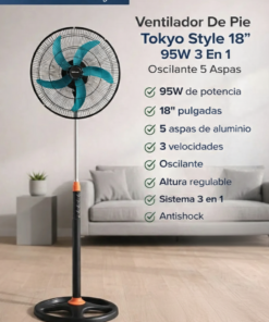 Alternative view of --------VENTILADOR DE PIE 3 EN 1 - TOKYO----------