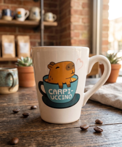 Taza Conico Blanca - Capybara