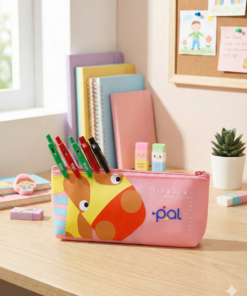 Cartuchera Animal + 5 Boligrafos - Pal