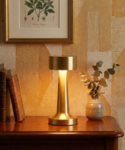 Alternative view of Velador Tactil torre - Dorado