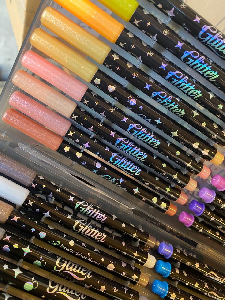 Marcador Glitter x36 con valija - Imagen 2